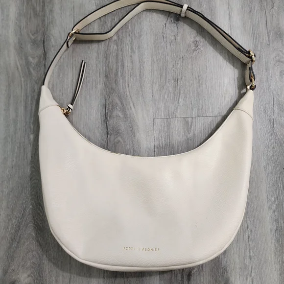 Poppy & Peonies Cream Shoulder Bag - Picture 1 of 6